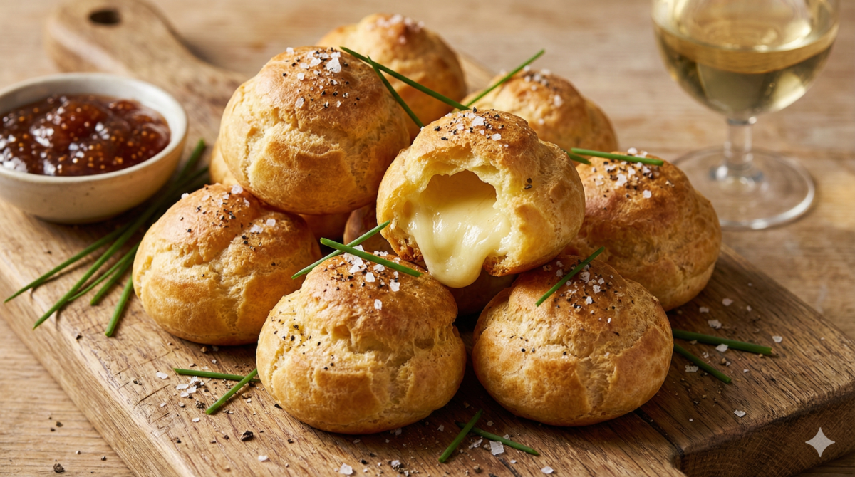 Ces choux au camembert disparaissent en 2 minutes : croustillants, fondants… complètement addictifs